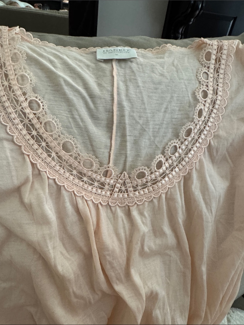 Hanro of Switzerland day gown nightgown pajama Eileen